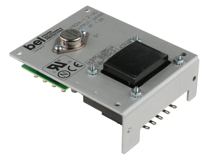 BEL POWER SOLUTIONS INC Open Frame Linear Power Supply, 100 → 264V ac Input, 24V Output, 1.2A Output, 28.8W