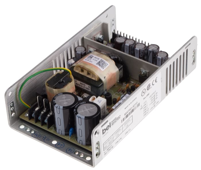 BEL POWER SOLUTIONS INC Embedded Switch Mode Power Supply SMPS, MAP80-4010, ±5/±12V dc, 1 A, 3 A, 4 A, 14 A, 80W, Quad