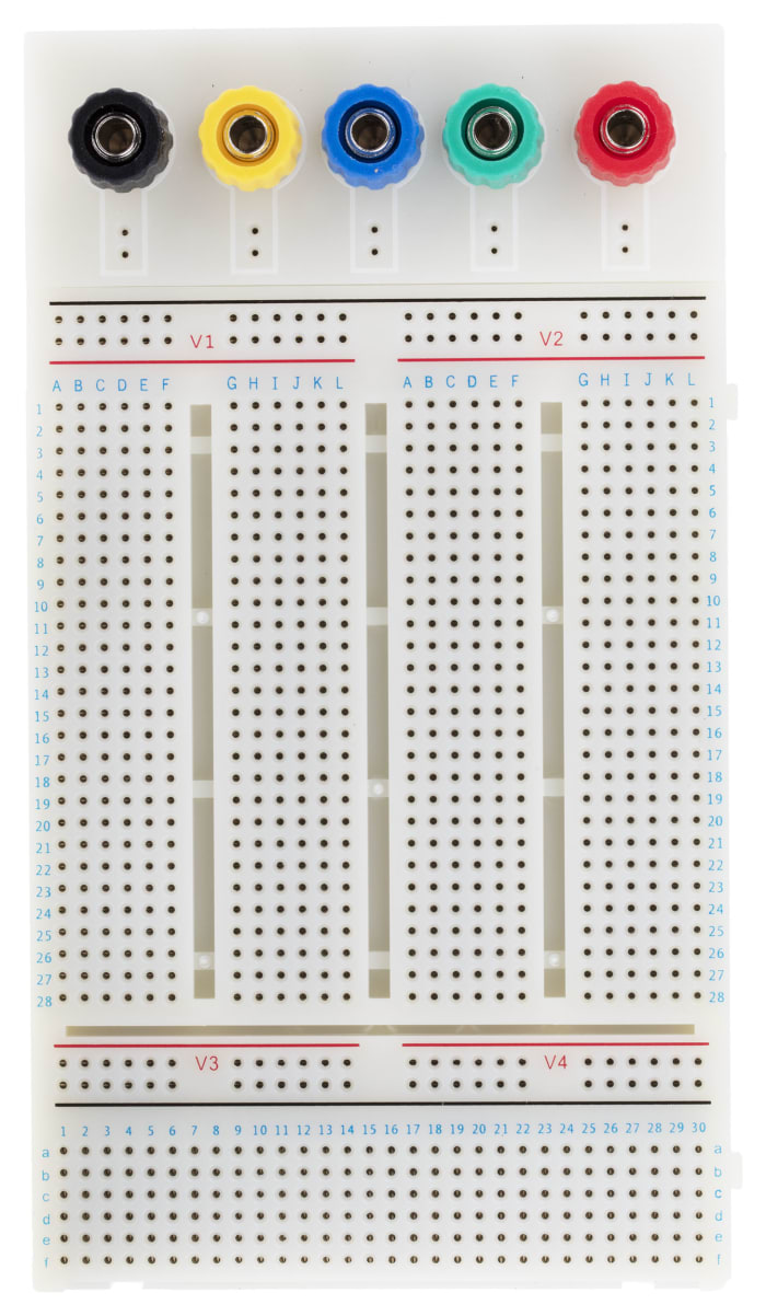 Rs Pro Breadboard Prototyping Solderless Breadboard 83 X 147 X 19mm 8345