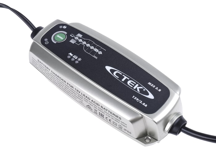 MXS3.8 CTEK, CTEK MXS 3.8 Battery Charger For Lead Acid 12 V 12V 3.6A with  EU plug, 835-2728