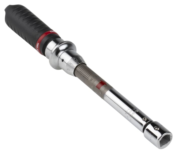 Facom Click Torque Wrench, 5 → 25Nm, Open End Drive, 9 x 12mm Insert