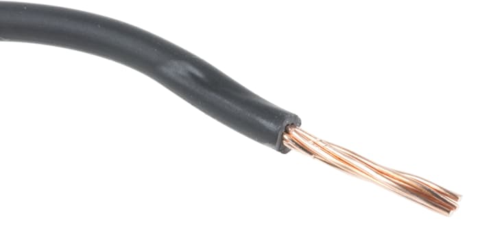 Fils de câblage RS PRO, 1,5 mm², Noir, 16 AWG, 100m, 750 V