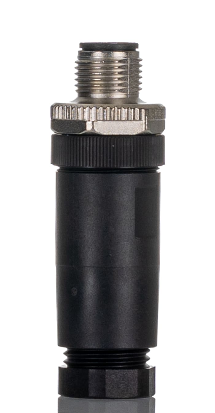 Conector circular Turck Conector hembra serie BS de 4 vías Macho, Cable, IP40