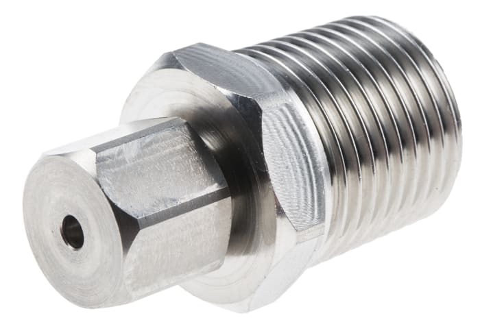 RS PRO 1/2 BSPT Compression Fitting for Use with Thermocouple or PRT Probe, 3mm Probe, RoHS Compliant Standard