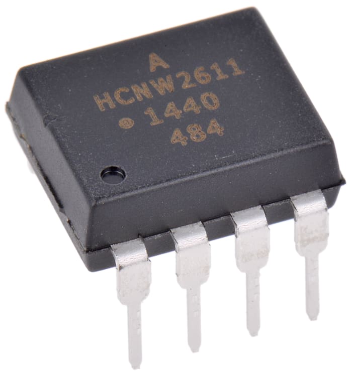 Broadcom, HCNW2611-000E AC/DC Input, Input Optocoupler, Surface Mount, 8-Pin DIP