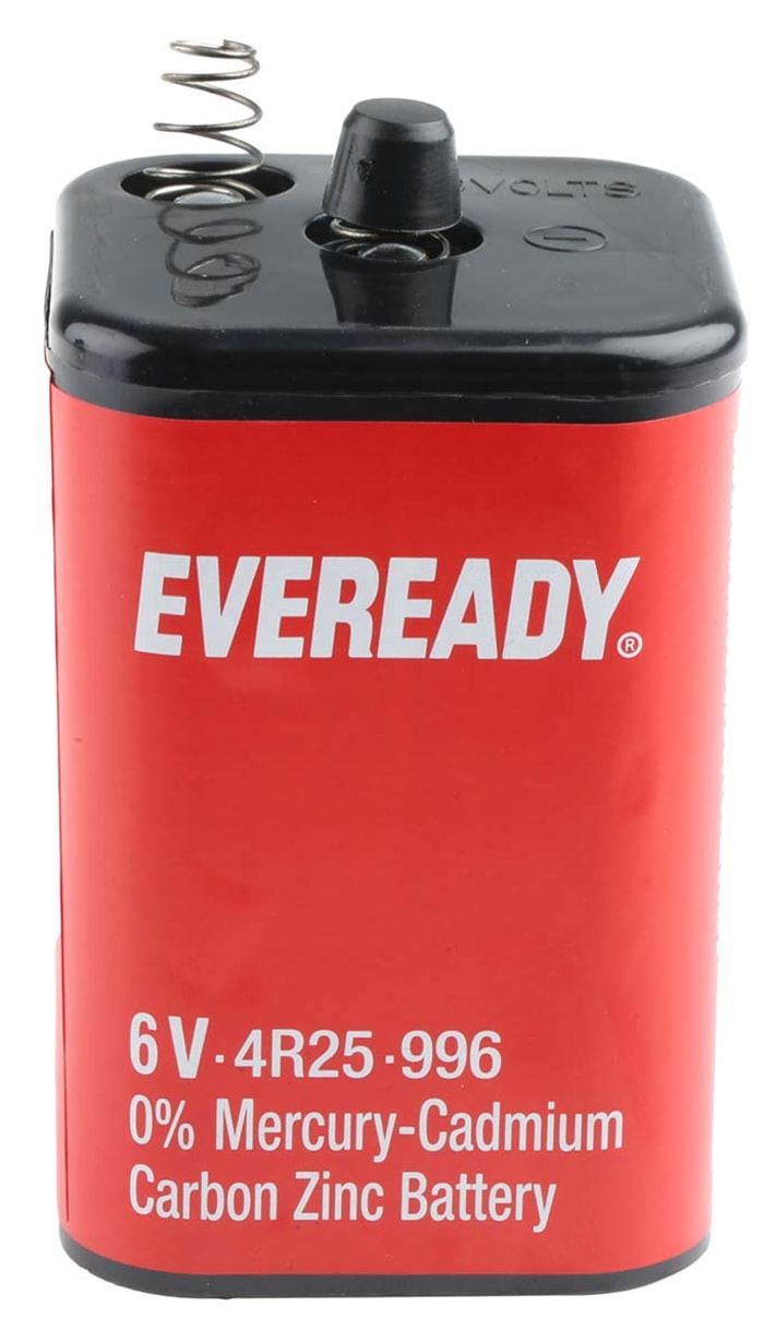 Eveready, 996 6V Çinko Manganez Dioksit Işıldak Aküsü, 11Ah