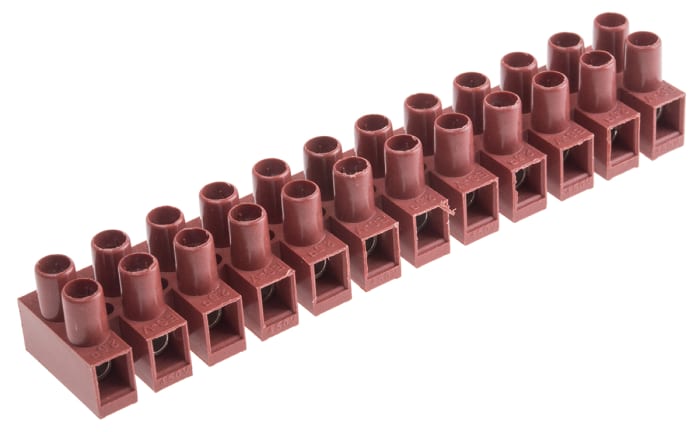 RS PRO, RS PRO Non-Fused Terminal Block, 12-Way, 17.5A, 16 AWG Wire, Screw  Termination, 840-7939