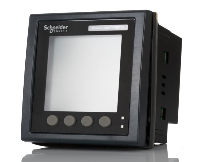Compteur d'énergie Schneider Electric PM5000, 3 phases, 65 Hz, 760 Vac, 8500 mA, 0E/1S