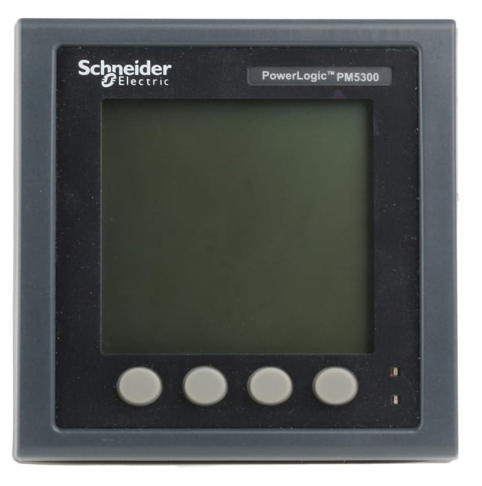 Medidor de energía Schneider Electric serie PM5000, display LCD, precisión ±0,5%, 3 fases, dim. 92mm x 92mm