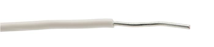 Alpha Wire Hook-up Wire PVC Series White 0.52 mm² Hook Up Wire, 20 AWG, 1/0.81 mm, 30m, PVC Insulation, 3053/1 WH005
