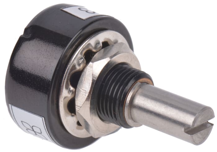 RS PRO 1kΩ Rotary Potentiometer 1-Gang Bushing Mount