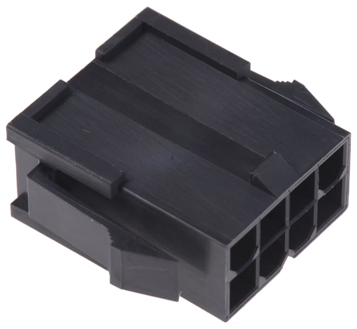 Molex, Mini-Fit Jr Male Connector Housing, 4.2mm Pitch, 8 Way, 2 Row