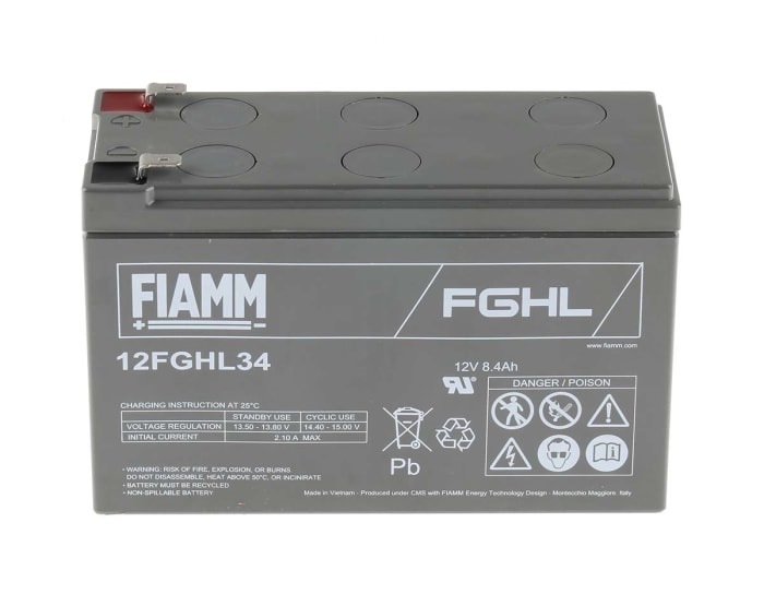 Fiamm 12FGHL34 Свинцово-кислотная аккумуляторная батарея