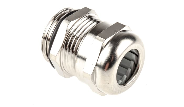 HARTING Han CGM-M Series Metallic Metal Cable Gland, M20 Thread, 5mm min., 12mm max., IP68
