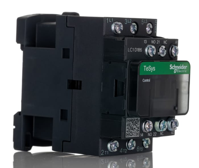 Contacteur Schneider Electric série LC1D, 3 pôles , 3NO, 32 A, 230 V c.a., 7,5 kW