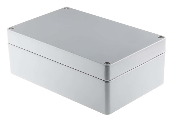 Boîtier RS PRO en Fonte d'aluminium, 280 x 180 x 100mm, Gris IP66