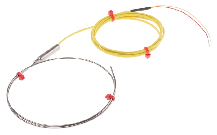 RS PRO Type K Mineral Insulated Thermocouple 500mm Length, 1.5mm Diameter → +1100°C