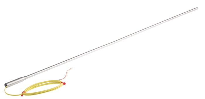 RS PRO Type K Mineral Insulated Thermocouple 500 mm Length, 6 mm Diameter → 1100 °C Max