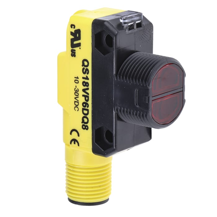 QS18VP6DQ8 Banner Banner Diffuse Photoelectric Sensor with Barrel
