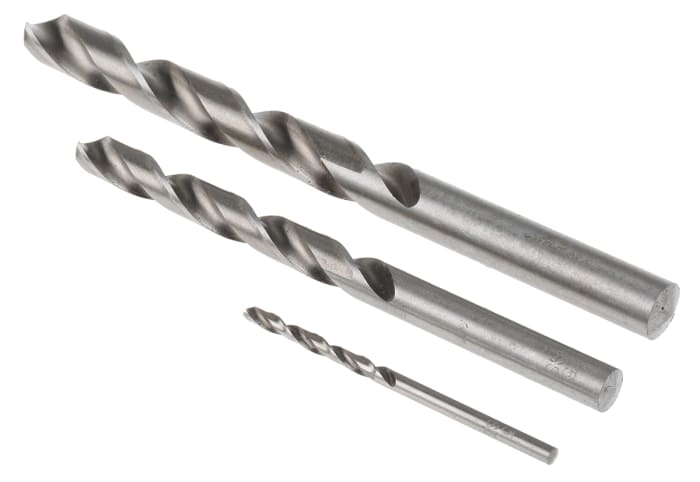 P 19906 Makita Makita 19 Piece Twist Drill Bit Set for Metal 10mm Max 1mm Min HSS Bits 848 3598 RS Components