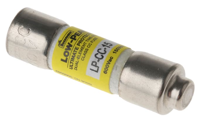 Eaton 15A T Melamine Cartridge Fuse, 10 x 38mm