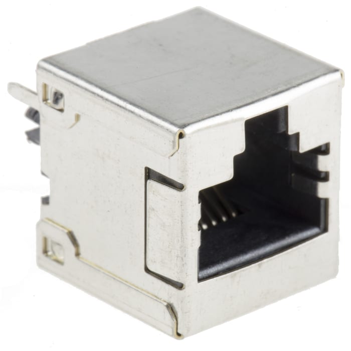 Molex 85508 Series Female RJ45 Connector, Through Hole, Cat5e Straight 1 x 1 Port 8P8C -Way