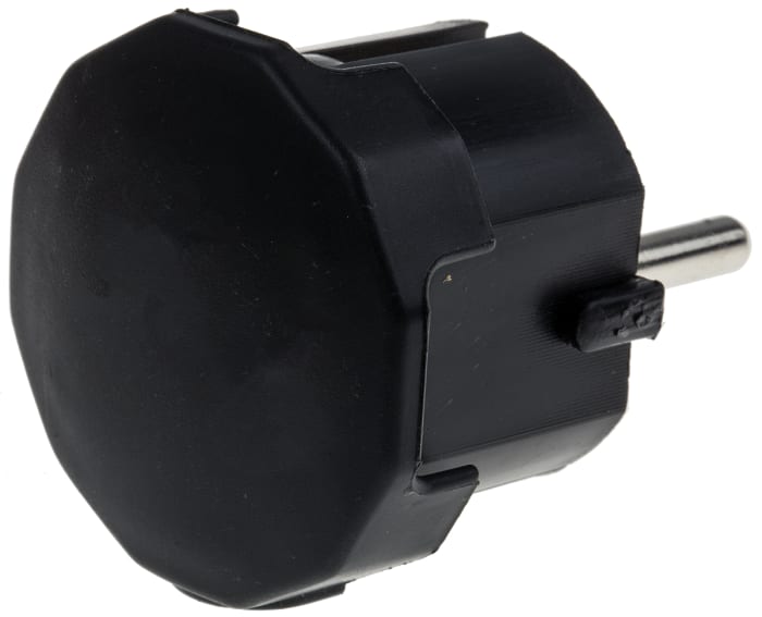 Fiche électrique Mâle RS PRO, Type F - Schuko allemand, 250 V, 16A, Montage sur câble, 2P+E