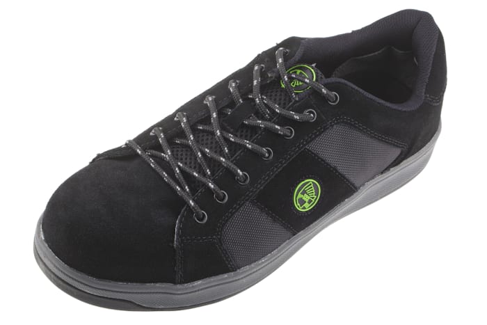black safety trainers