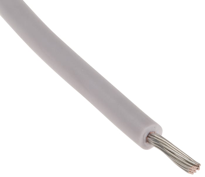 Fils de câblage RS PRO, 0,6 mm², Blanc, 20 AWG, 100m, 750 V