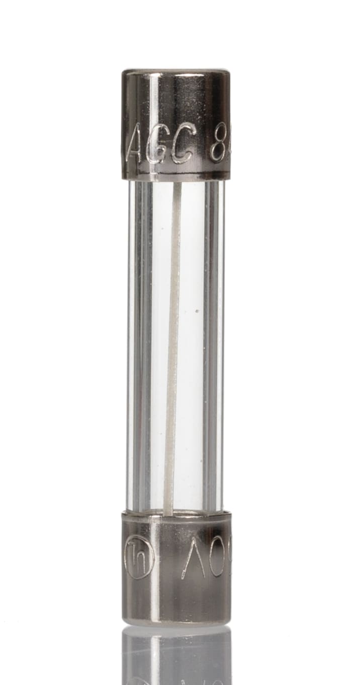 Eaton 8A F Glass Cartridge Fuse, 6.3 x 32mm