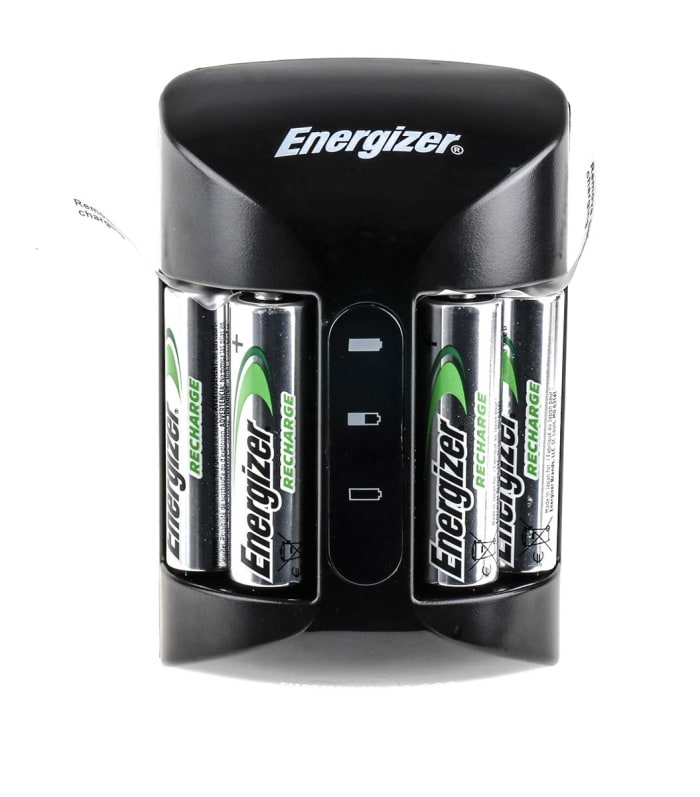 Energizer CHPROWB4 Battery Charger, AA, AAA Battery, Nick