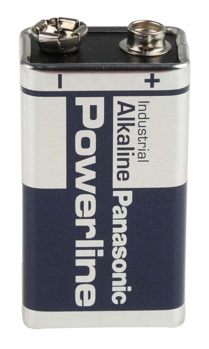 Panasonic Panasonic Industrial Powerline Alkaline 9V Batteries PP3