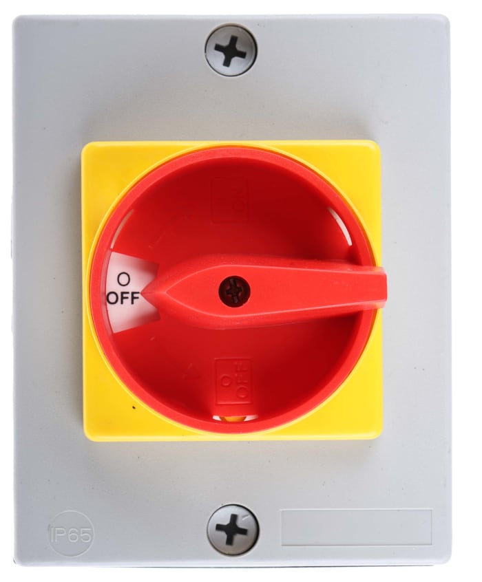 RS PRO | RS PRO 3P Pole Panel Mount Isolator Switch - 20A Maximum