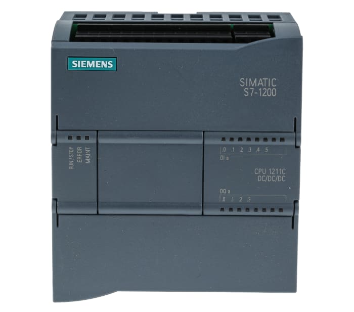 Siemens SIMATIC S7-1200 Series PLC CPU for Use with SIMATIC S7-1200 Series, 20.4 → 28.8 V dc Supply, Digital,