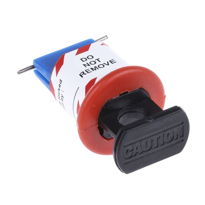 Bloqueo de interruptor diferencial de circuito miniatura convencional RS PRO de ABS, Nylon, Acero, admite 1 candado, Ø