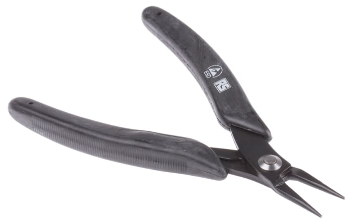 Pince électronique, Pince à bec rond RS PRO, L. (hors tout) 140 mm