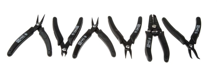 RS PRO 6-Piece Gripping Plier Set, ESD, 150 mm Overall