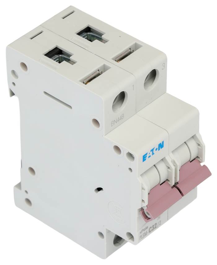 Eaton xPole MCB, 2P, 32A Curve C, 48V DC, 10 kA Breaking Capacity