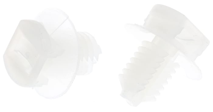 Držák kabelových stahovacích pásek pro 5mm široké pásky 16.1mm barva Přírodní RS PRO