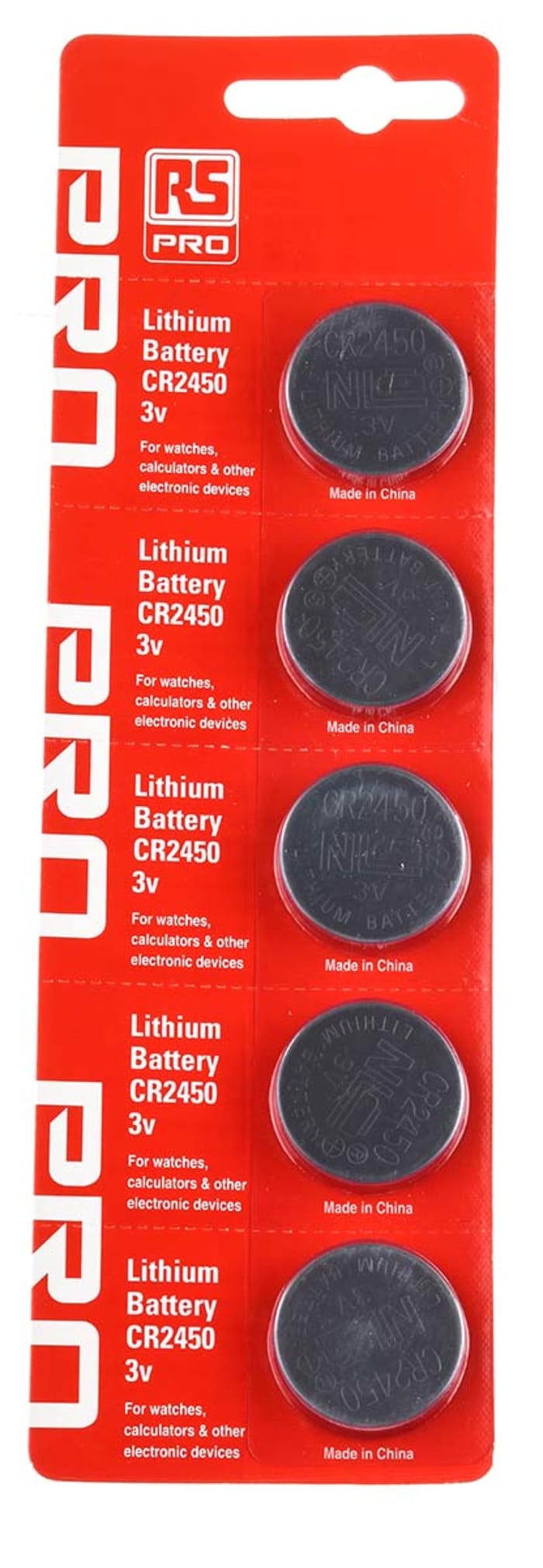 CR2450 Lithium Battery 3 Volt Coin Button 50 Pack