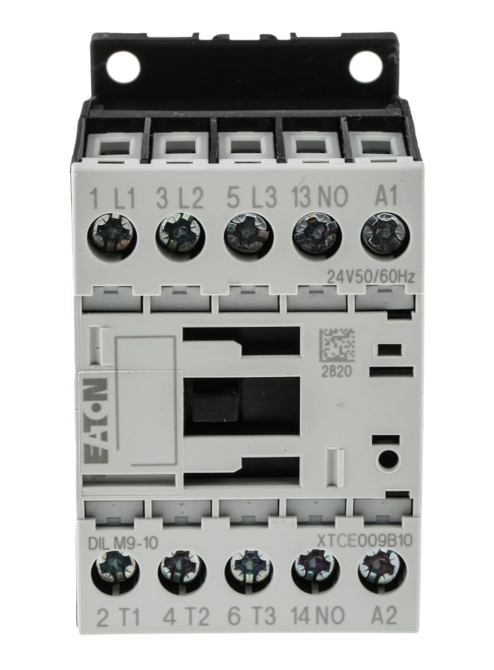 Eaton xStart Contactor, 24 V ac Coil, 3-Pole, 9 A, 4 kW, 3NO, 400 V ac