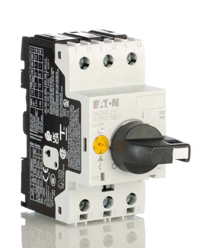 Eaton 1.6 → 2.5 A Motor Protection Circuit Breaker, 690 V ac