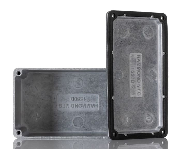 Hammond 1550D Natural Diecast Aluminium Enclosure – 115.3 X 64.5 X 54.9mm IP54