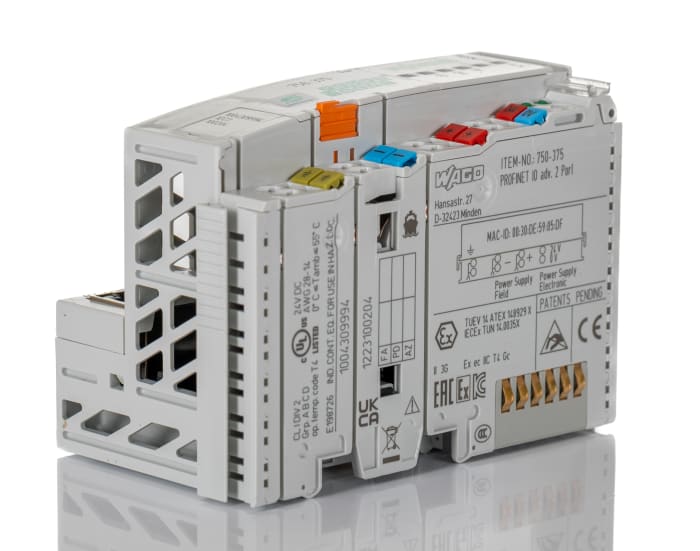 WAGO PLC CPU for Use with WAGO-I/O-SYSTEM 750 to PROFINET IO