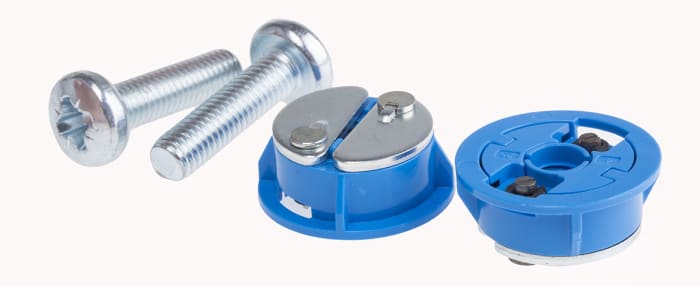 GripIt Fixings Blue Acetal, Steel Plasterboard Fixings, 25mm fixing hole diameter