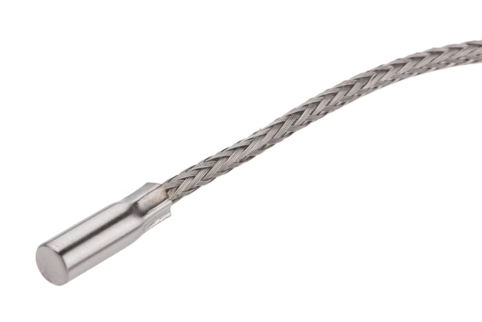 RS PRO Type K Grounded Thermocouple 13mm Length, 4mm Diameter → +350°C