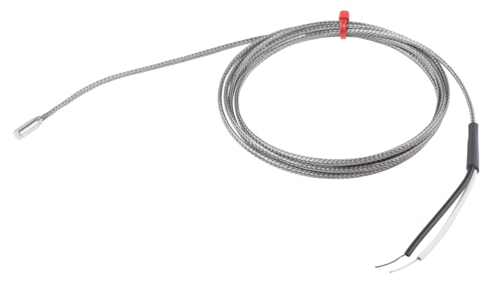 RS PRO Type J Grounded Thermocouple 13mm Length, 4.76mm Diameter → +350°C