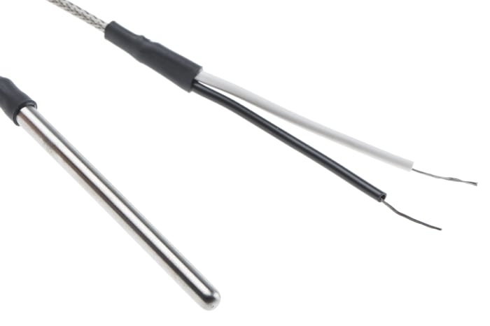 RS PRO Type J Grounded Thermocouple 75mm Length, 4.76mm Diameter → +350°C