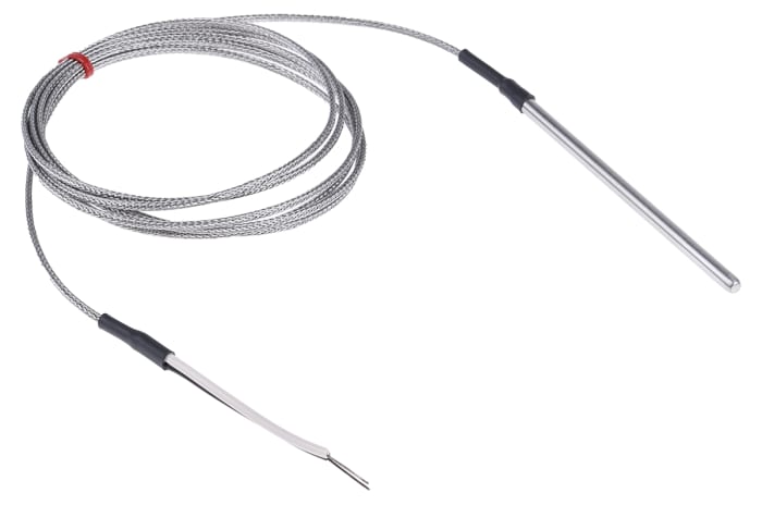 RS PRO Type J Grounded Thermocouple 100mm Length, 4.76mm Diameter → +350°C