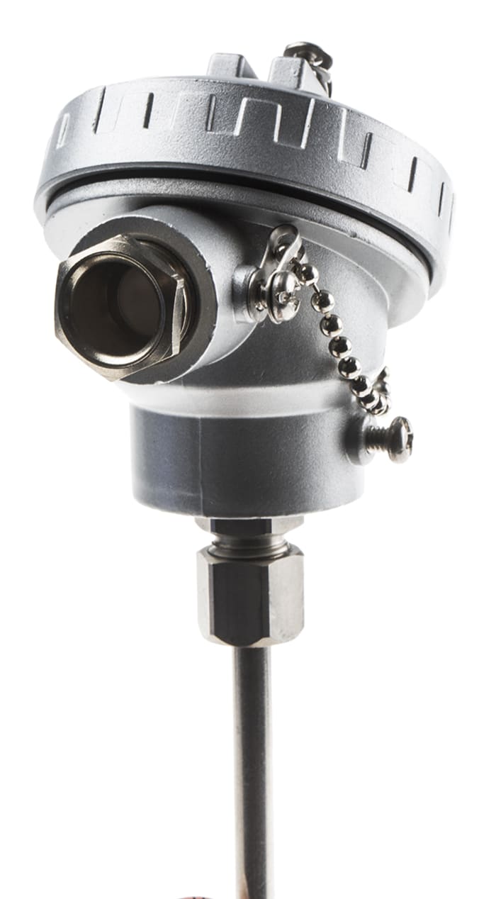 Capteur RTD PT100 RS PRO, Ø 6mm, L.150mm, +450°C max, Tête KNS compacte